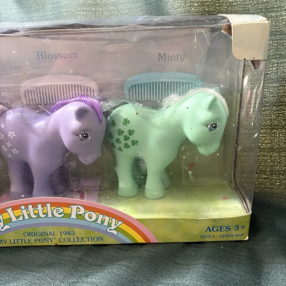 NOS My Little Pony 25th‎ Anniversary Collection Snuzzle Blossom Minty Set 3